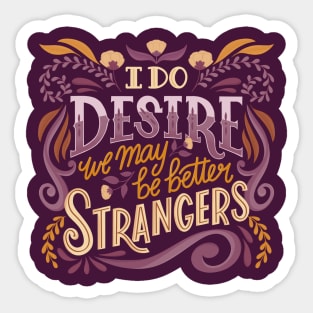 Better Strangers Shakespeare Sticker